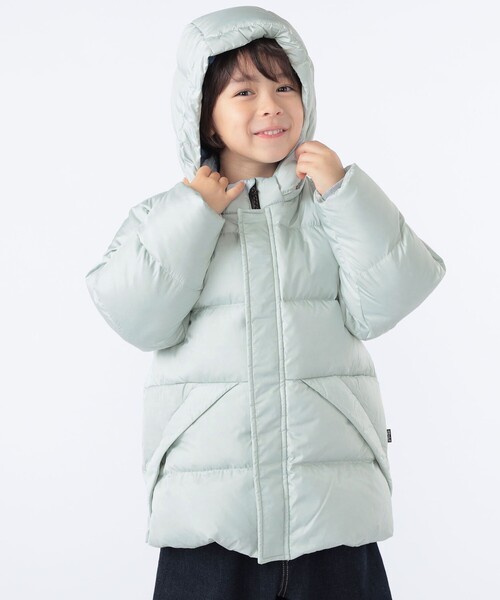 SHIPS（シップス）の「SHIPS KIDS:100～130cm /〈撥水/手洗い可能〉リサイクル ダウン ジャケット（ダウンジャケット/コート・キッズ・ブラック/ミント・100/110/120/130）」の16枚目の写真