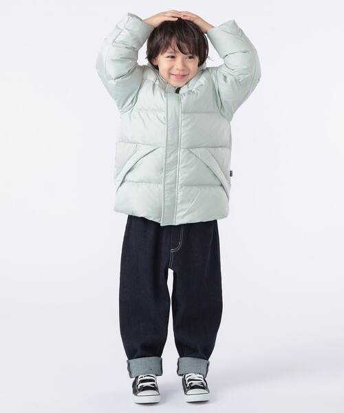 SHIPS（シップス）の「SHIPS KIDS:100～130cm /〈撥水/手洗い可能〉リサイクル ダウン ジャケット（ダウンジャケット/コート・キッズ・ブラック/ミント・100/110/120/130）」の21枚目の写真