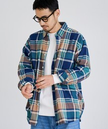 USA COTTONソフトフランネルシャツ（チェック）