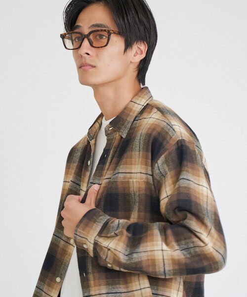 coen（コーエン）の「USA COTTONソフトフランネルシャツ（チェック）（シャツ/ブラウス・メンズ・その他1/その他2/その他3/その他4・S/M/L/XL）」の6枚目の写真