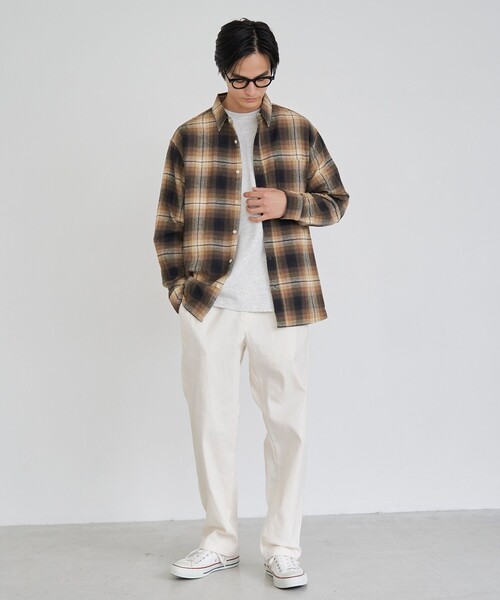 coen（コーエン）の「USA COTTONソフトフランネルシャツ（チェック）（シャツ/ブラウス・メンズ・その他1/その他2/その他3/その他4・S/M/L/XL）」の7枚目の写真