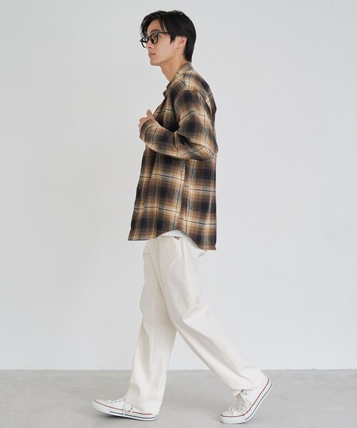 coen（コーエン）の「USA COTTONソフトフランネルシャツ（チェック）（シャツ/ブラウス・メンズ・その他1/その他2/その他3/その他4・S/M/L/XL）」の9枚目の写真