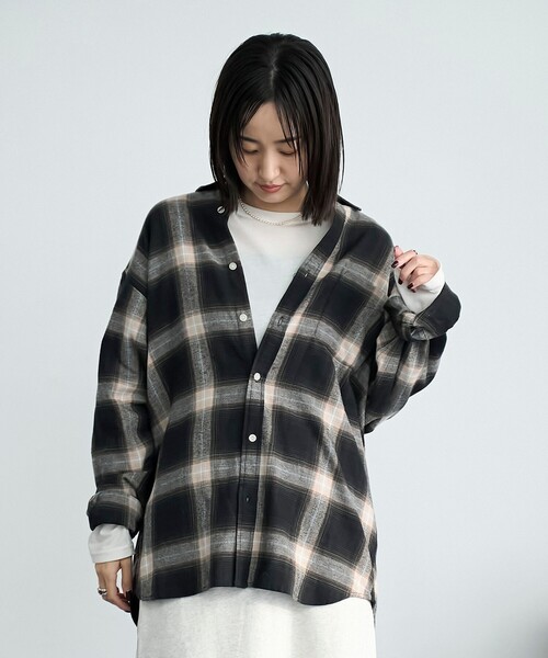 coen（コーエン）の「USA COTTONソフトフランネルシャツ（チェック）（シャツ/ブラウス・メンズ・その他1/その他2/その他3/その他4・S/M/L/XL）」の11枚目の写真