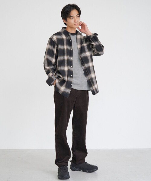 coen（コーエン）の「USA COTTONソフトフランネルシャツ（チェック）（シャツ/ブラウス・メンズ・その他1/その他2/その他3/その他4・S/M/L/XL）」の21枚目の写真