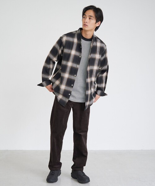 coen（コーエン）の「USA COTTONソフトフランネルシャツ（チェック）（シャツ/ブラウス・メンズ・その他1/その他2/その他3/その他4・S/M/L/XL）」の22枚目の写真