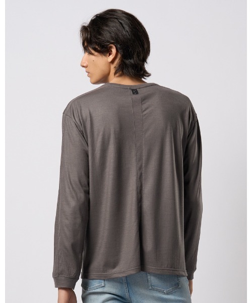 wjk（ダヴルジェイケイ）の「ex.comfy wool L/S（Tシャツ/カットソー・メンズ・ブラック/グレー・SMALL/MEDIUM/LARGE/X-LARGE）」の5枚目の写真