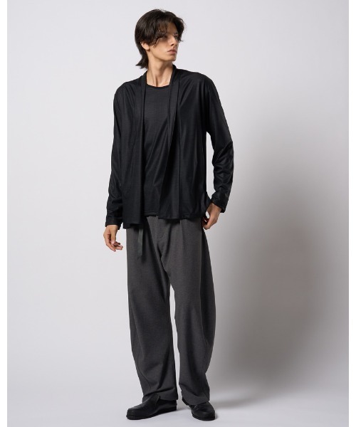 wjk（ダヴルジェイケイ）の「ex.comfy wool L/S（Tシャツ/カットソー・メンズ・ブラック/グレー・SMALL/MEDIUM/LARGE/X-LARGE）」の12枚目の写真