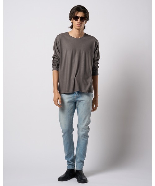 wjk（ダヴルジェイケイ）の「ex.comfy wool L/S（Tシャツ/カットソー・メンズ・ブラック/グレー・SMALL/MEDIUM/LARGE/X-LARGE）」の15枚目の写真