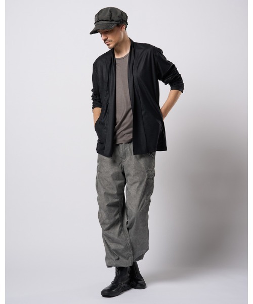 wjk（ダヴルジェイケイ）の「ex.comfy wool L/S（Tシャツ/カットソー・メンズ・ブラック/グレー・SMALL/MEDIUM/LARGE/X-LARGE）」の19枚目の写真