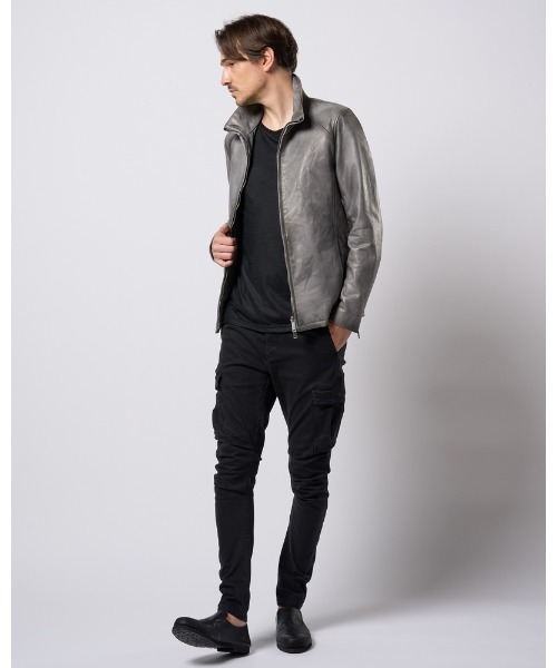 wjk（ダヴルジェイケイ）の「ex.comfy wool L/S（Tシャツ/カットソー・メンズ・ブラック/グレー・SMALL/MEDIUM/LARGE/X-LARGE）」の22枚目の写真