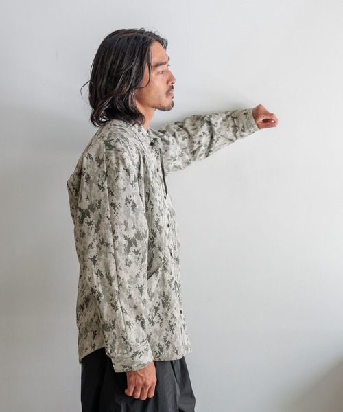 HEREIAM（ヘレイアム）の「【HEREIAM MEN】Hyper Herix シャツ（シャツ/ブラウス・メンズ・カモフラージュ/ブラック・LARGE/MEDIUM）」の11枚目の写真