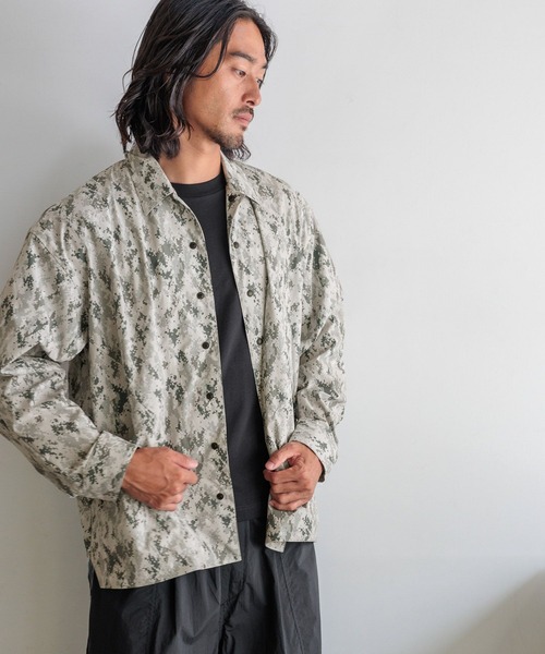 HEREIAM（ヘレイアム）の「【HEREIAM MEN】Hyper Herix シャツ（シャツ/ブラウス・メンズ・カモフラージュ/ブラック・LARGE/MEDIUM）」の12枚目の写真