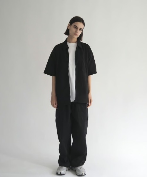 KALENO(カレノ)の「unisex / nylon cargo pans(カーゴパンツ・レディース・ブラック/カーキ・FREE)」の6枚目の写真
