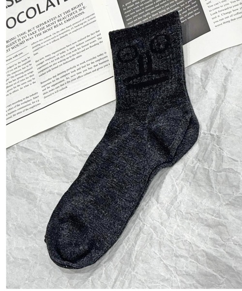 NOLITA LABORATORY（ノリータラボラトリー）の「【 NOLITA / ノリータ 】5足セット ソックス レディース メンズ ユニセックス おもしろ 顔イラスト 靴下 22-25cm（ソックス/靴下・レディース・イエロー系その他/レッド系その他/ブラウン系その他/ブルー系その他/グレー系その他・FREE）」の18枚目の写真