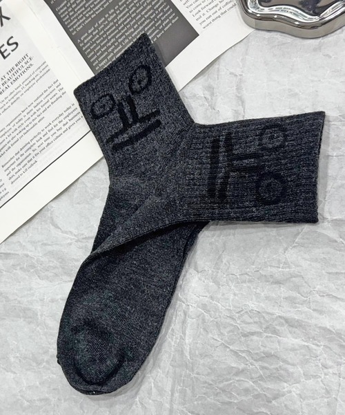 NOLITA LABORATORY（ノリータラボラトリー）の「【 NOLITA / ノリータ 】5足セット ソックス レディース メンズ ユニセックス おもしろ 顔イラスト 靴下 22-25cm（ソックス/靴下・レディース・イエロー系その他/レッド系その他/ブラウン系その他/ブルー系その他/グレー系その他・FREE）」の19枚目の写真