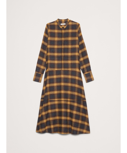 Banana Republic(バナナリパブリック)の「コットン トラペーズ シャツドレス(ワンピース・レディース・ベージュ/ネイビー/グリーン・S/XS/L/M)」の13枚目の写真