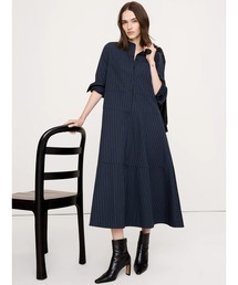 Banana Republic | コットン トラペーズ シャツドレス(ワンピース)