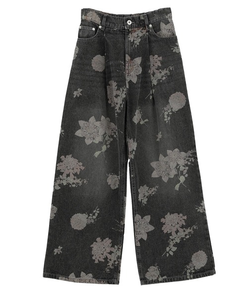 Sugar spoon（シュガースプーン）の「・SUGAR SPOON フラワーptデニムパンツ（デニムパンツ・レディース・インディゴブルー/ブラック・FREE）」の19枚目の写真