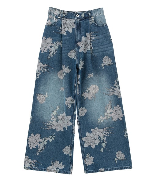 Sugar spoon（シュガースプーン）の「・SUGAR SPOON フラワーptデニムパンツ（デニムパンツ・レディース・インディゴブルー/ブラック・FREE）」の20枚目の写真