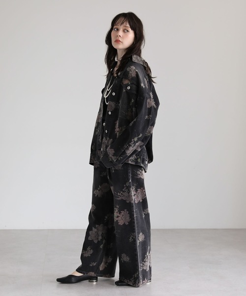 Sugar spoon（シュガースプーン）の「・SUGAR SPOON フラワーptデニムパンツ（デニムパンツ・レディース・インディゴブルー/ブラック・FREE）」の8枚目の写真