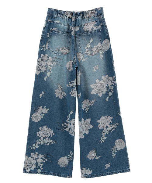 Sugar spoon（シュガースプーン）の「・SUGAR SPOON フラワーptデニムパンツ（デニムパンツ・レディース・インディゴブルー/ブラック・FREE）」の12枚目の写真