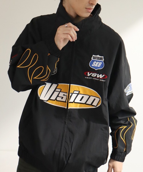 専用vision street waer ナイロンレーシングジャケット　美品 VISION STREET WEAR（ヴィジョンストリートウェア）の「【VISION