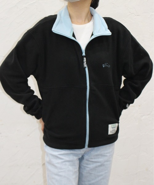 DISCUS ATHLETIC（ディスカス　アスレチック）の「【DISCUS ATHLETIC/ディスカス アスレチック】フリースフルZIPハイＪＫ（その他アウター・レディース・ブラック/マルチ/その他/クリーム・MEDIUM/LARGE）」の6枚目の写真