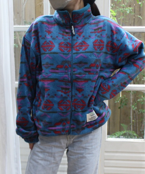 DISCUS ATHLETIC（ディスカス　アスレチック）の「【DISCUS ATHLETIC/ディスカス アスレチック】フリースフルZIPハイＪＫ（その他アウター・レディース・ブラック/マルチ/その他/クリーム・MEDIUM/LARGE）」の18枚目の写真