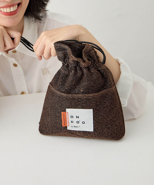 セール】【ONDOO】ラメ2way巾着バック（トートバッグ）｜CROSSPLUS