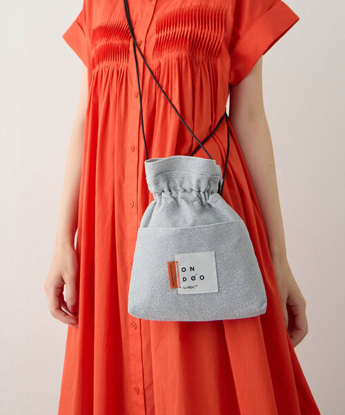 セール】【ONDOO】ラメ2way巾着バック（トートバッグ）｜CROSSPLUS