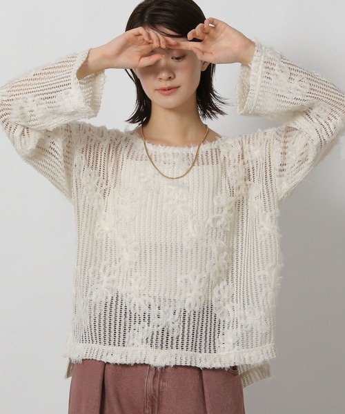 LAKOLE(ラコレ)の「コード刺繍レース長袖 / 601304(シャツ/ブラウス・レディース・ブラウン/ブラック/アイボリー・FREE)」の20枚目の写真