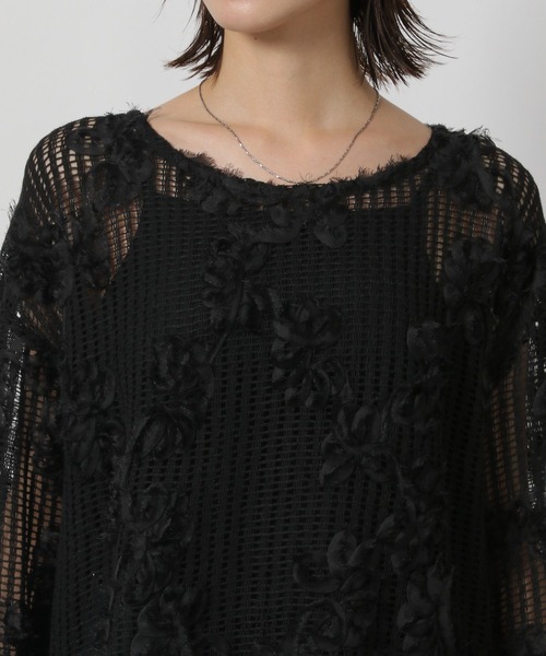 LAKOLE(ラコレ)の「コード刺繍レース長袖 / 601304(シャツ/ブラウス・レディース・ブラウン/ブラック/アイボリー・FREE)」の11枚目の写真