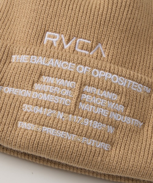 RVCA（ルーカ）の「RVCA メンズ SIGNAL BEANIE ビーニー 【2025年秋冬モデル】 @autumn/ルーカニットキャップ・ビーニー（ニットキャップ/ビーニー・メンズ・ブラウン系その他/ブラック/サンドベージュ・FREE）」の12枚目の写真