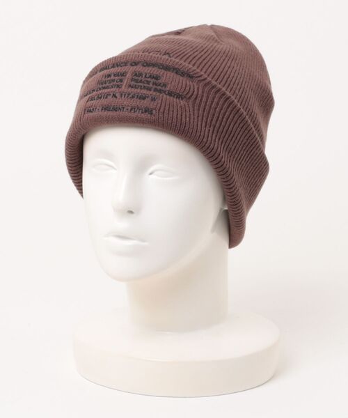 RVCA（ルーカ）の「RVCA メンズ SIGNAL BEANIE ビーニー 【2025年秋冬モデル】 @autumn/ルーカニットキャップ・ビーニー（ニットキャップ/ビーニー・メンズ・ブラウン系その他/ブラック/サンドベージュ・FREE）」の7枚目の写真