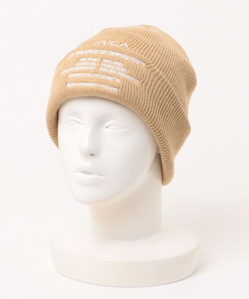 RVCA（ルーカ）の「RVCA メンズ SIGNAL BEANIE ビーニー 【2025年秋冬モデル】 @autumn/ルーカニットキャップ・ビーニー（ニットキャップ/ビーニー・メンズ・ブラウン系その他/ブラック/サンドベージュ・FREE）」の10枚目の写真
