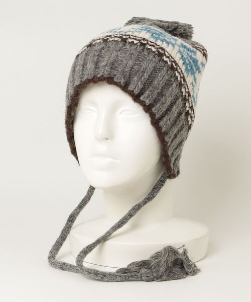 THE YOn（ザヨン）の「ノルディックニットキャップ（ニットキャップ/ビーニー・レディース・グレー/アイボリー・FREE）」の22枚目の写真