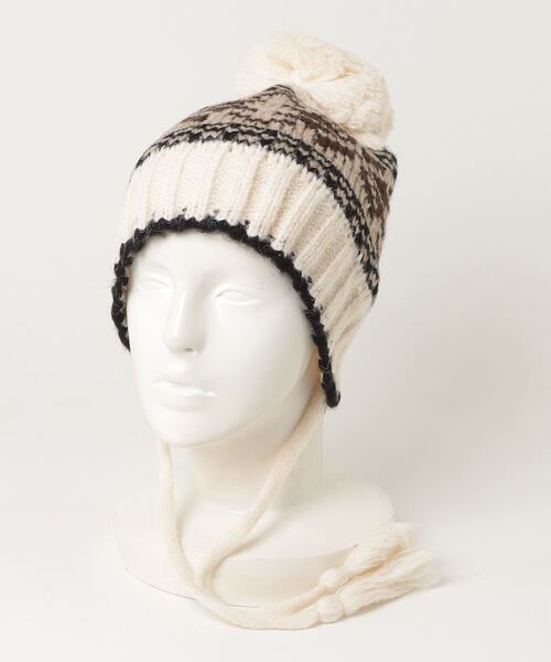 THE YOn（ザヨン）の「ノルディックニットキャップ（ニットキャップ/ビーニー・レディース・グレー/アイボリー・FREE）」の21枚目の写真