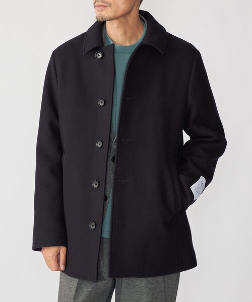 SHIPS: S140 ウールシルク シングル ピーコート（ピーコート）｜SHIPS