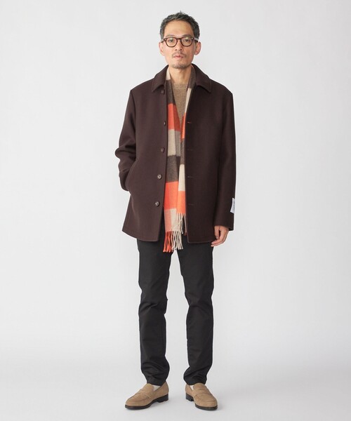 SHIPS: S140 ウールシルク シングル ピーコート（ピーコート）｜SHIPS