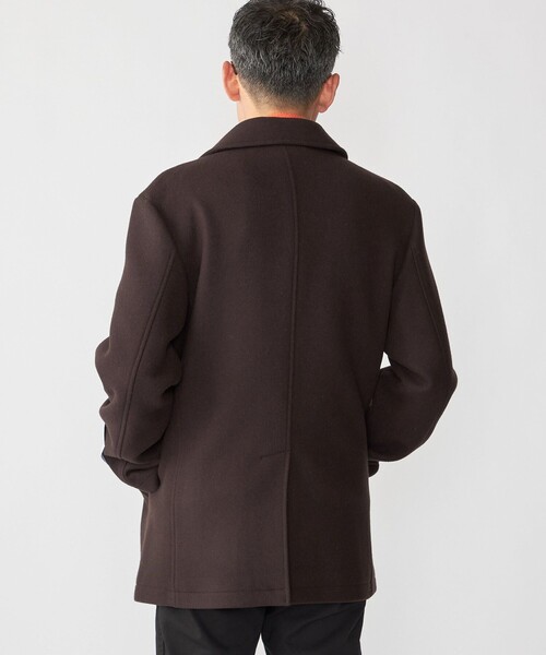 SHIPS: S140 ウールシルク シングル ピーコート（ピーコート）｜SHIPS