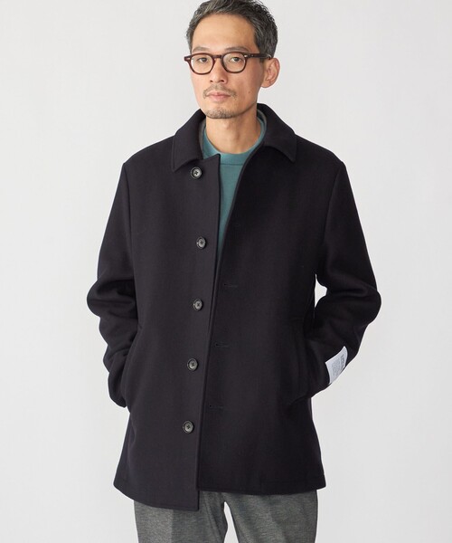 SHIPS: S140 ウールシルク シングル ピーコート（ピーコート）｜SHIPS
