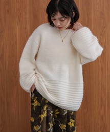 Bou Jeloud | 立体ボーダーニット(ニット/セーター)