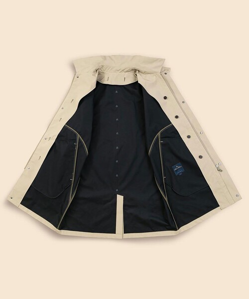 BROOKS BROTHERS（ブルックスブラザーズ）の「コットン／ナイロン　キルティングライナー　３Wayロングフーデッドコート（その他アウター・メンズ・ベージュ・LARGE/MEDIUM/SMALL/X-LARGE）」の9枚目の写真