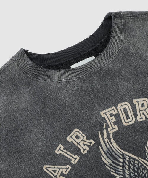 BOW WOW(バウワウ)の「US AIR FORCE EAGLE SWEATSHIRT AGED(スウェット・メンズ・ブラック・L/XL)」の4枚目の写真