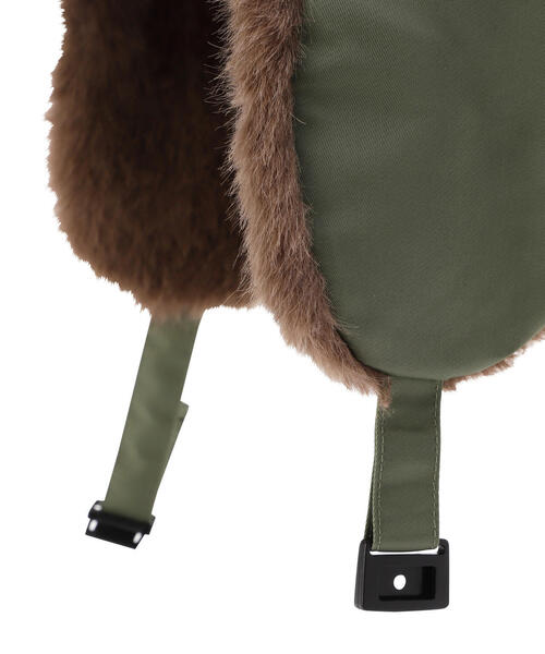 直営店限定》NYLON×FUR FLIGHT CAP/ナイロン×ファー フライトキャップ