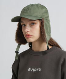 AVIREX | 《直営店限定》NYLON×FUR FLIGHT CAP/ナイロン×ファー フライトキャップ(キャップ)