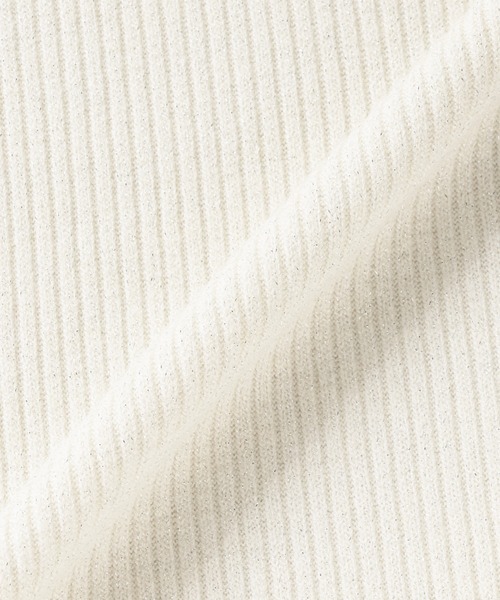 Pitta Re:)（ピッタリ）の「【Pitta Re:)】 ニット ラメテレコ ハイネック プルオーバー（ニット/セーター・レディース・グレー/オフホワイト/ブルー/ブラウン・M/LL/L）」の9枚目の写真