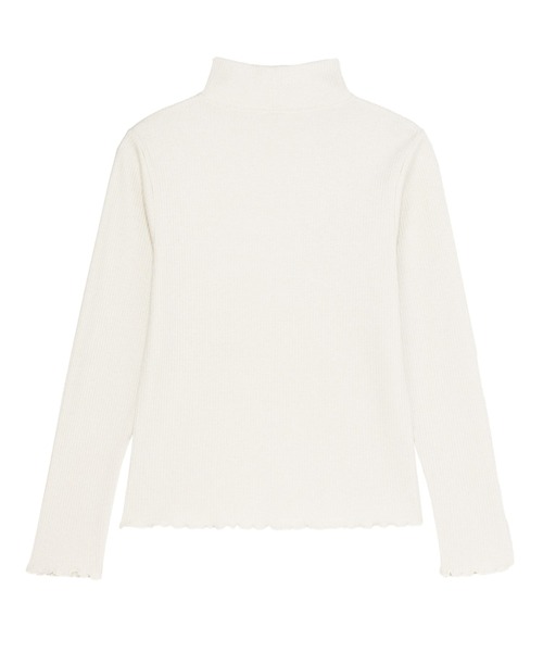 Pitta Re:)（ピッタリ）の「【Pitta Re:)】 ニット ラメテレコ ハイネック プルオーバー（ニット/セーター・レディース・グレー/オフホワイト/ブルー/ブラウン・M/LL/L）」の6枚目の写真