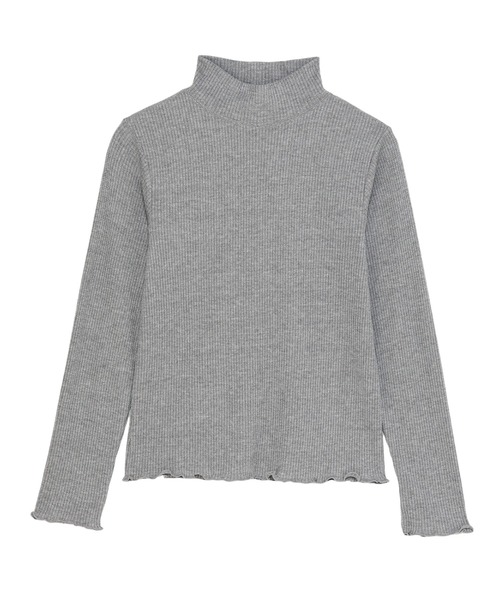 Pitta Re:)（ピッタリ）の「【Pitta Re:)】 ニット ラメテレコ ハイネック プルオーバー（ニット/セーター・レディース・グレー/オフホワイト/ブルー/ブラウン・M/LL/L）」の10枚目の写真