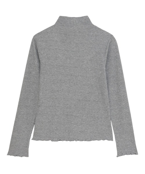 Pitta Re:)（ピッタリ）の「【Pitta Re:)】 ニット ラメテレコ ハイネック プルオーバー（ニット/セーター・レディース・グレー/オフホワイト/ブルー/ブラウン・M/LL/L）」の11枚目の写真